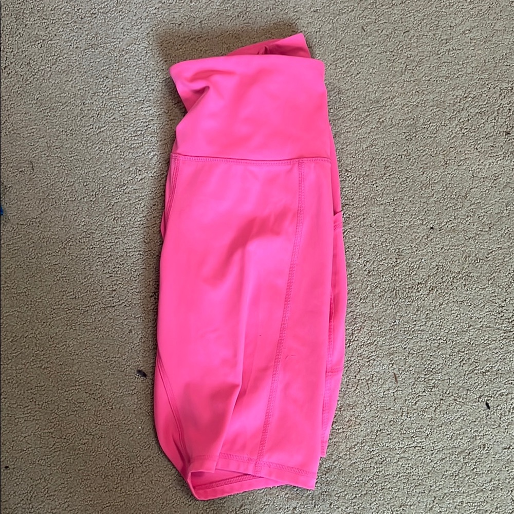 Champion Pink Bike Shorts with Wide Waistband